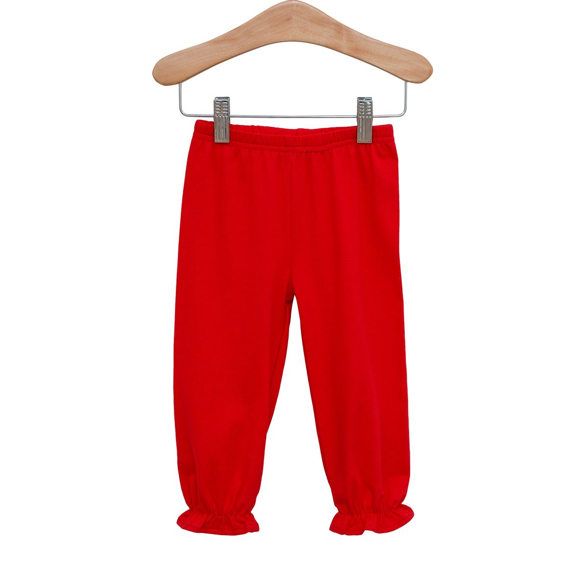 TROTTER STREET BLOOMER PANTS RED RUFFLE