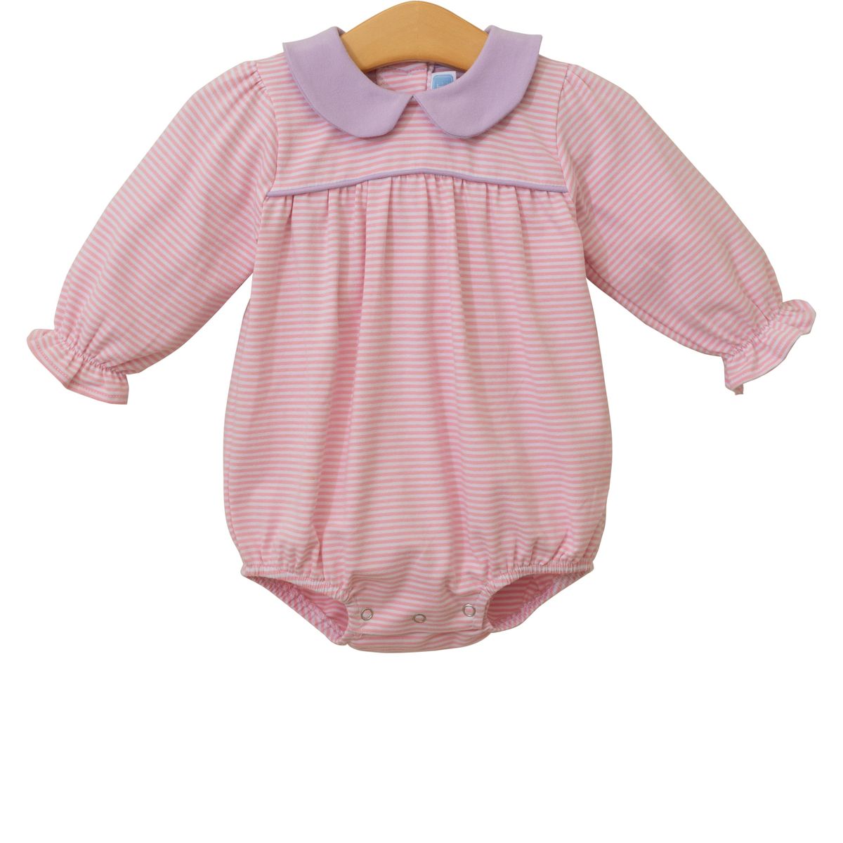 TROTTER STREET KATHERINE BUBBLE LIGHT PINK/LAVENDER STRIPE