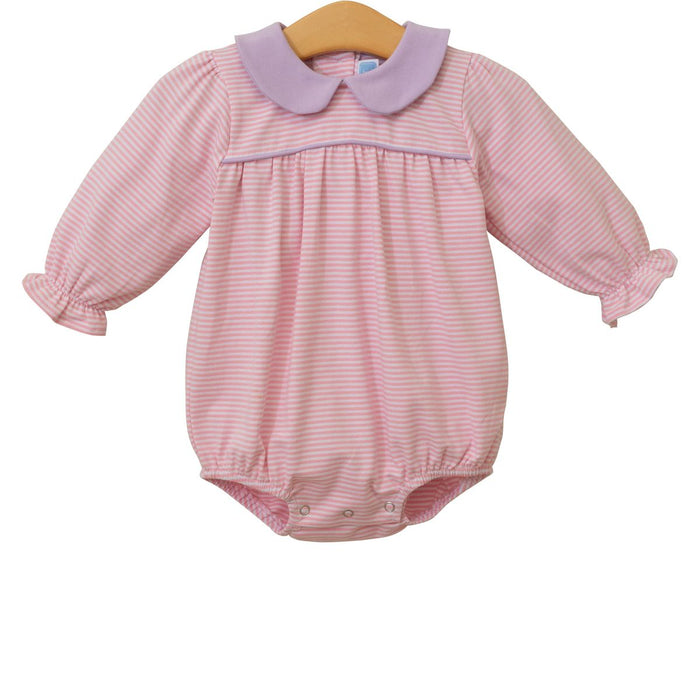TROTTER STREET KATHERINE BUBBLE LIGHT PINK/LAVENDER STRIPE