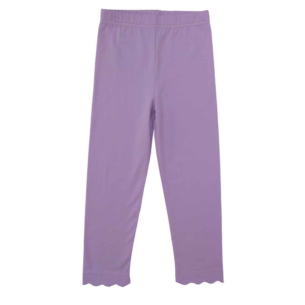 TROTTER STREET SCALLOPED LEGGINGS LAVENDER