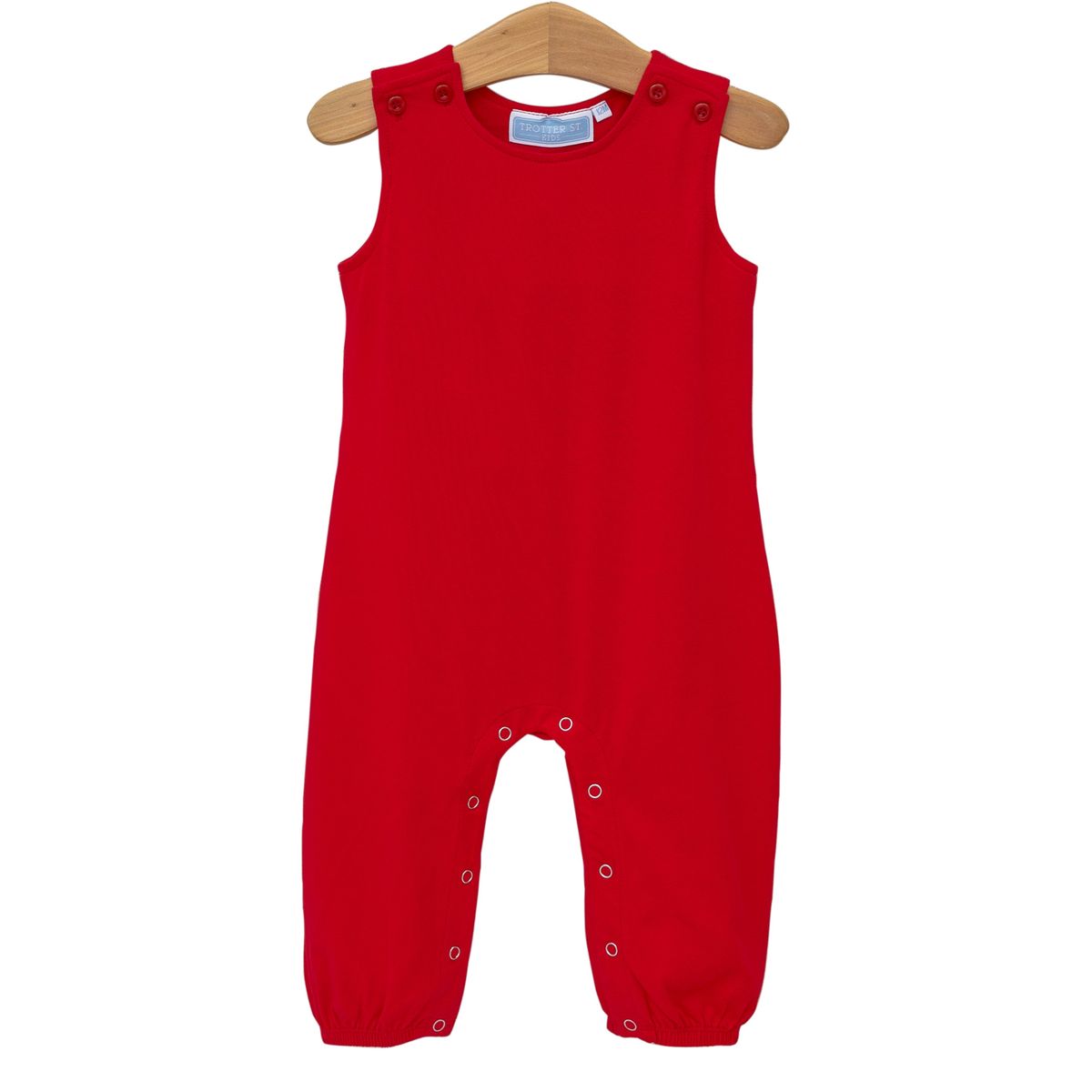 TROTTER STREET SAMUEL ROMPER RED