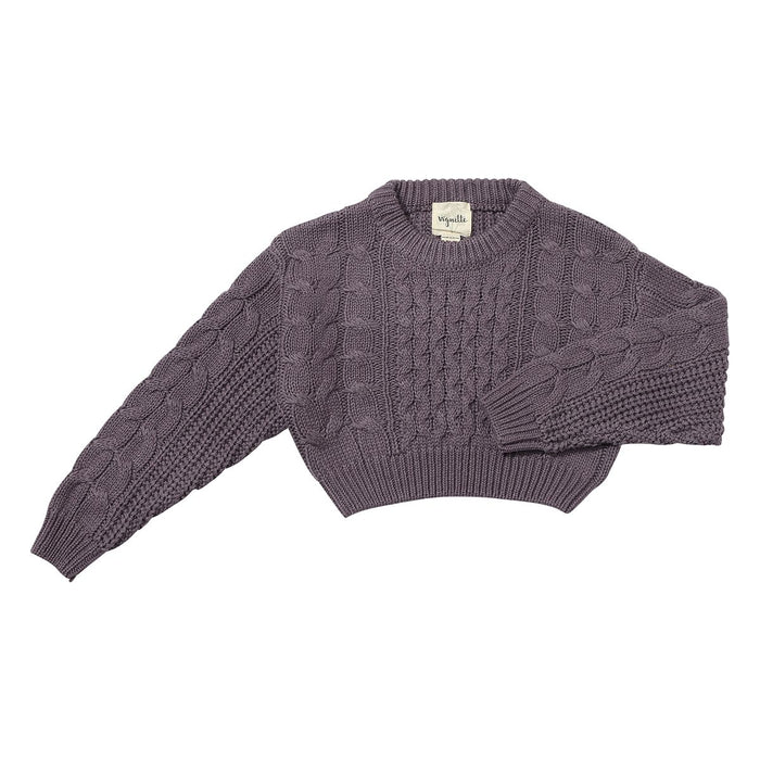 VIGNETTE GIRLS MOLLY SWEATER LAVENDER KNIT