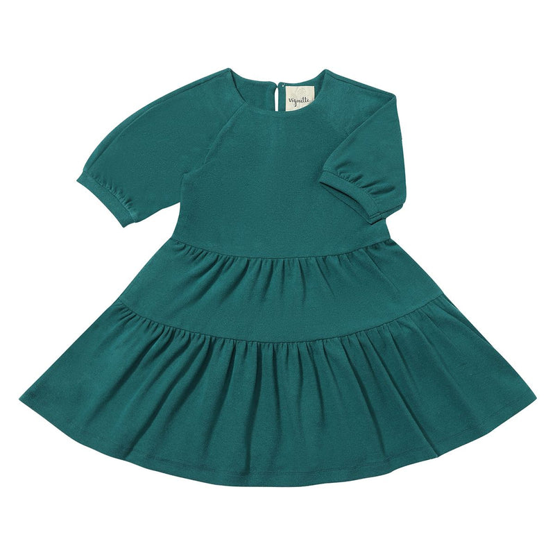 VIGNETTE GIRLS ALICE DRESS GREEN