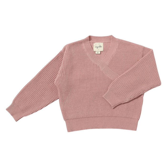 VIGNETTE GIRLS ZOE SWEATER ROSE