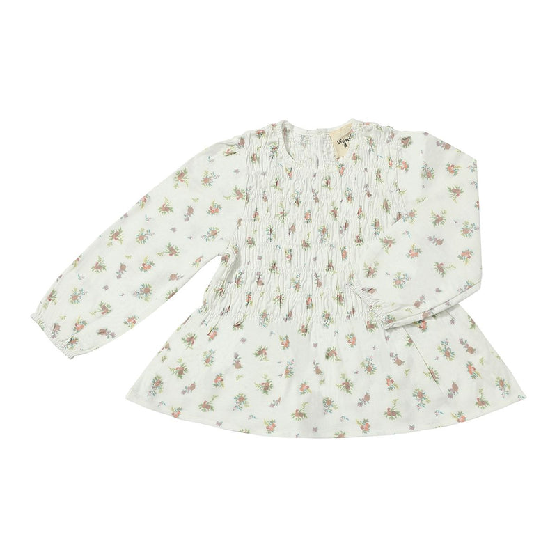 VIGNETTE ODETTE BLOUSE IVORY POSIE