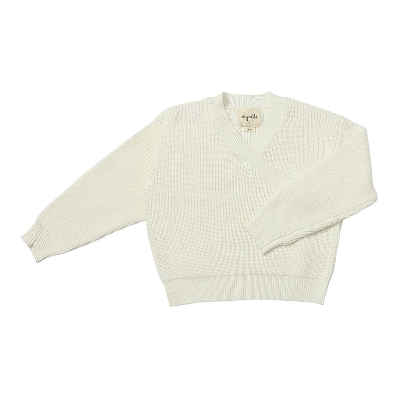 VIGNETTE GIRLS ZOE SWEATER IVORY