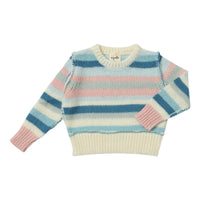 VIGNETTE GIRLS DONNA SWEATER BLUE/PINK