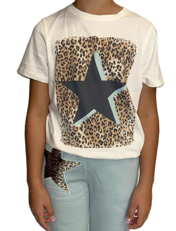 PAPER FLOWER STAR GRAPHIC TSHIRT