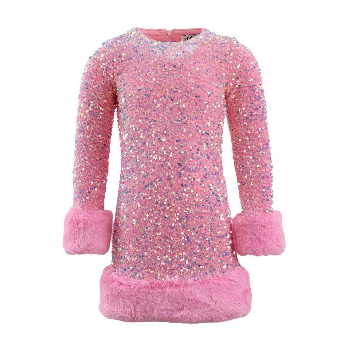 LOLA AND THE BOYS SABRINA SHIMMER DRESS