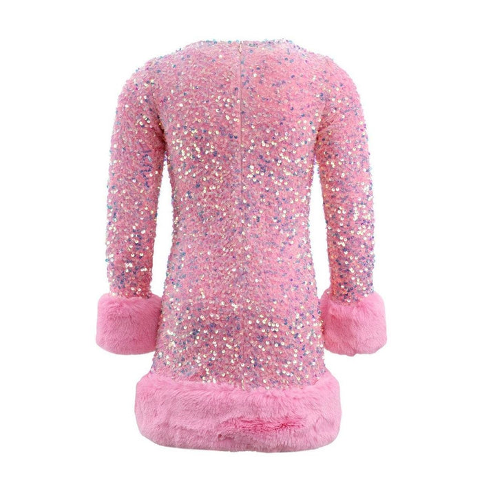 LOLA AND THE BOYS SABRINA SHIMMER DRESS