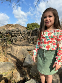 VIGNETTE DAPHNE SKIRT GREEN