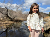 VIGNETTE ODETTE BLOUSE IVORY POSIE