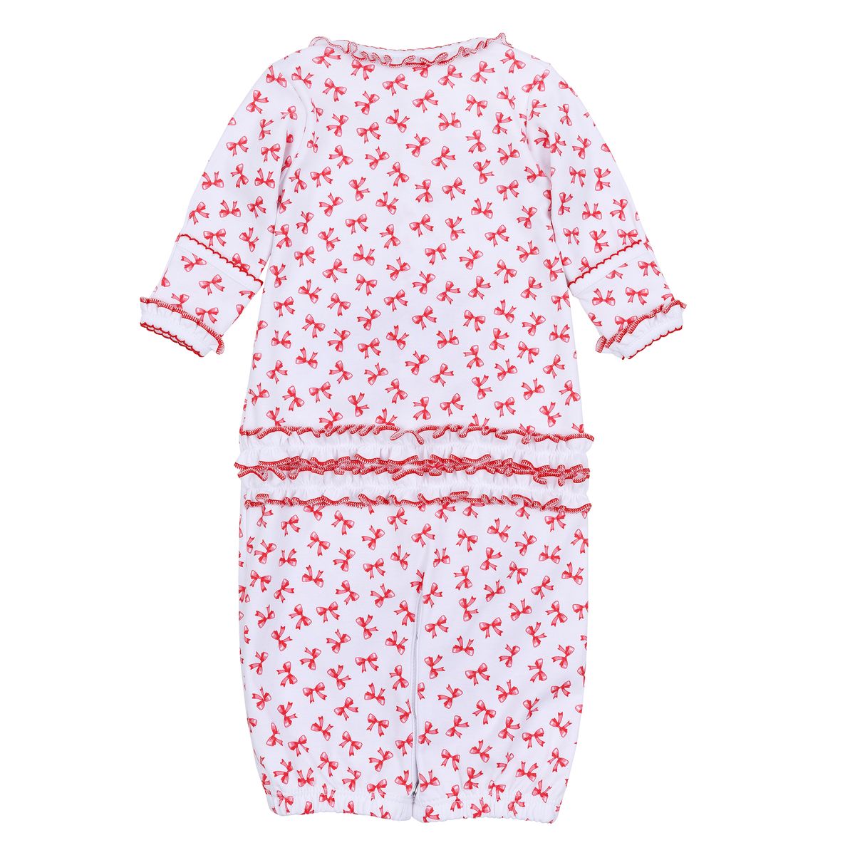 MAGNOLIA BABY SCARLETT BOWS PRINTED RUFFLE CONVERTER