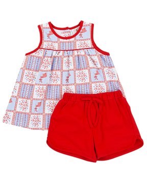 PATRIOTIC PATCHWORK PIPER PLAY SET