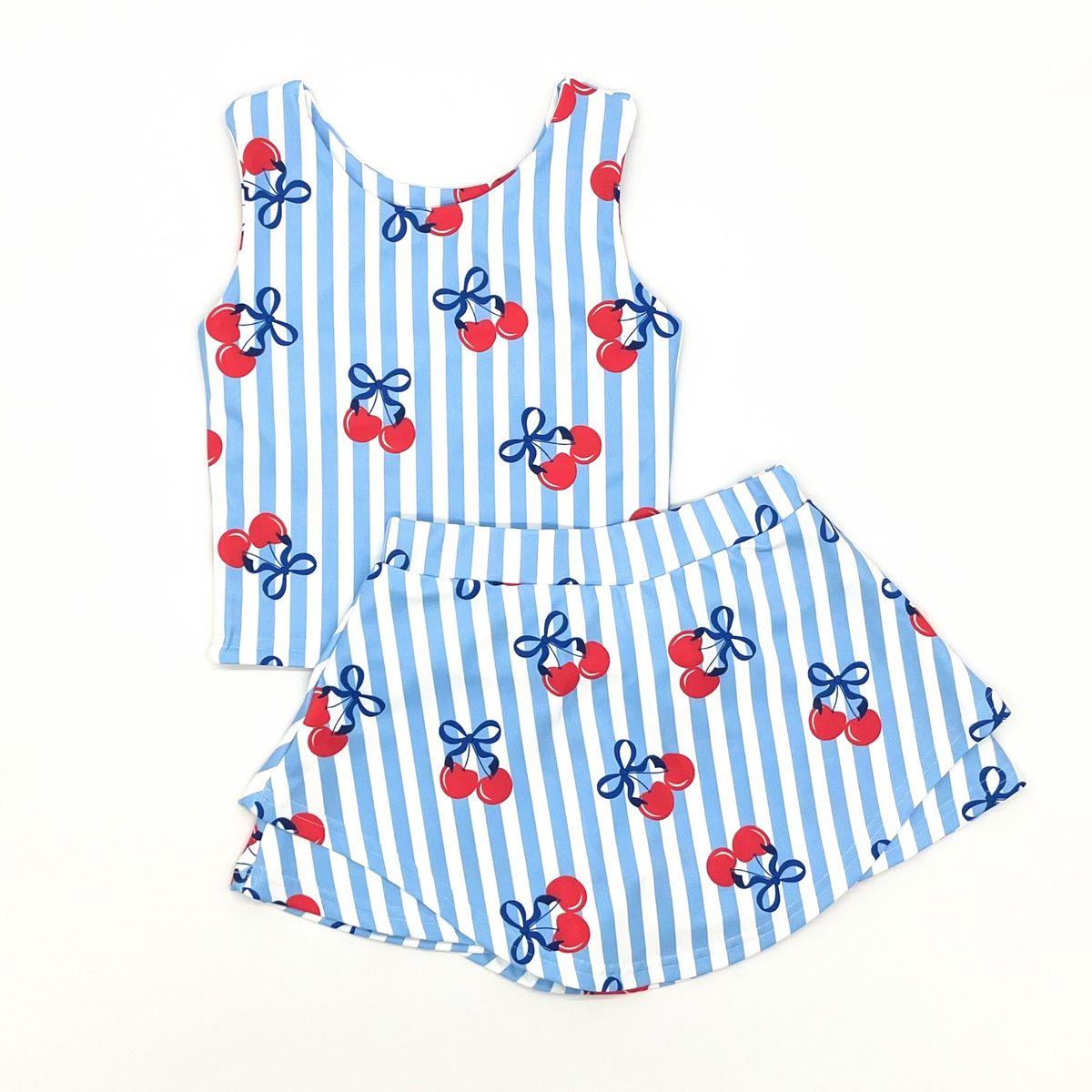 CHERRIES ATHLETIC SKIRT SET