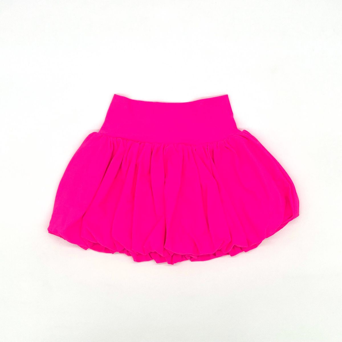 ATHLETIC HOT PINK BUBBLE SKIRT