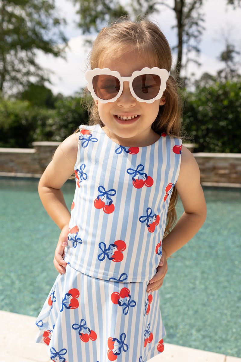 CHERRIES ATHLETIC SKIRT SET