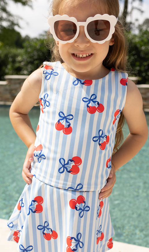 CHERRIES ATHLETIC SKIRT SET