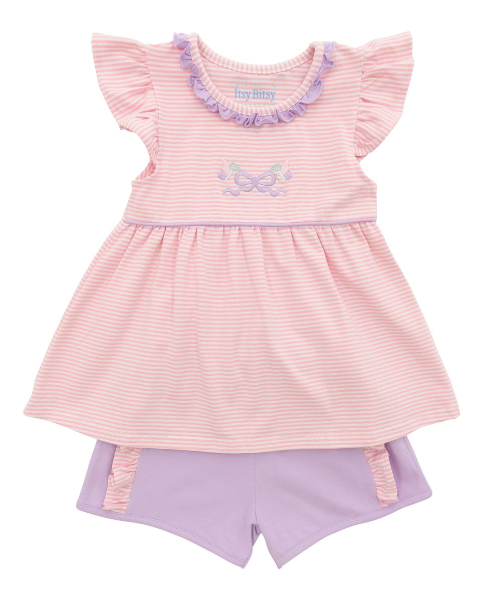 BUTTERFLIES & BOWS SHORT SET