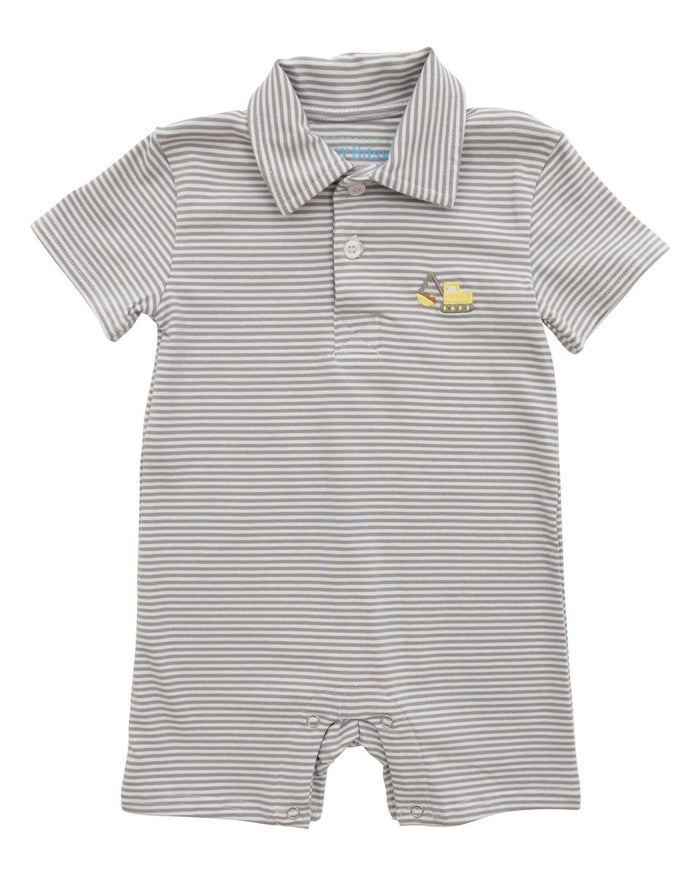 CONSTRUCTION POLO ROMPER