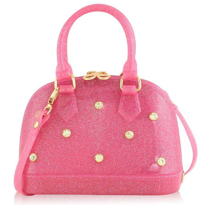 Cate Rhinestone Hot Pink Sparkle