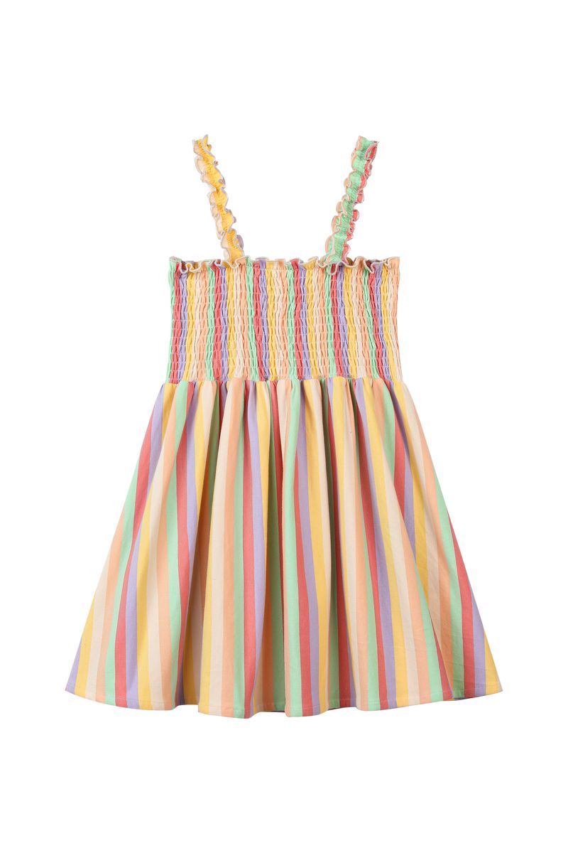 SAVANNAH DRESS MULTI STRIPE