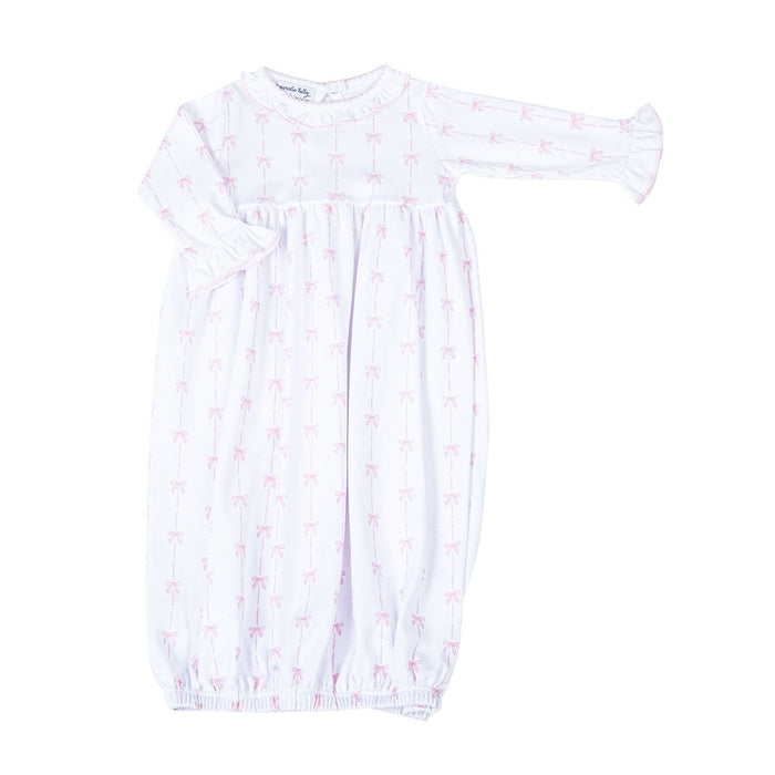 MAGNOLIA BABY AMELIAS CLASSIC PINK LS GOWN