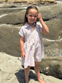 HEATHER DRESS PINK PLAID