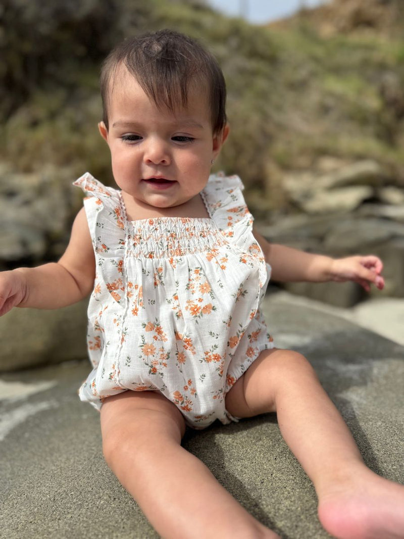 Bonnie Bubble Orange Floral