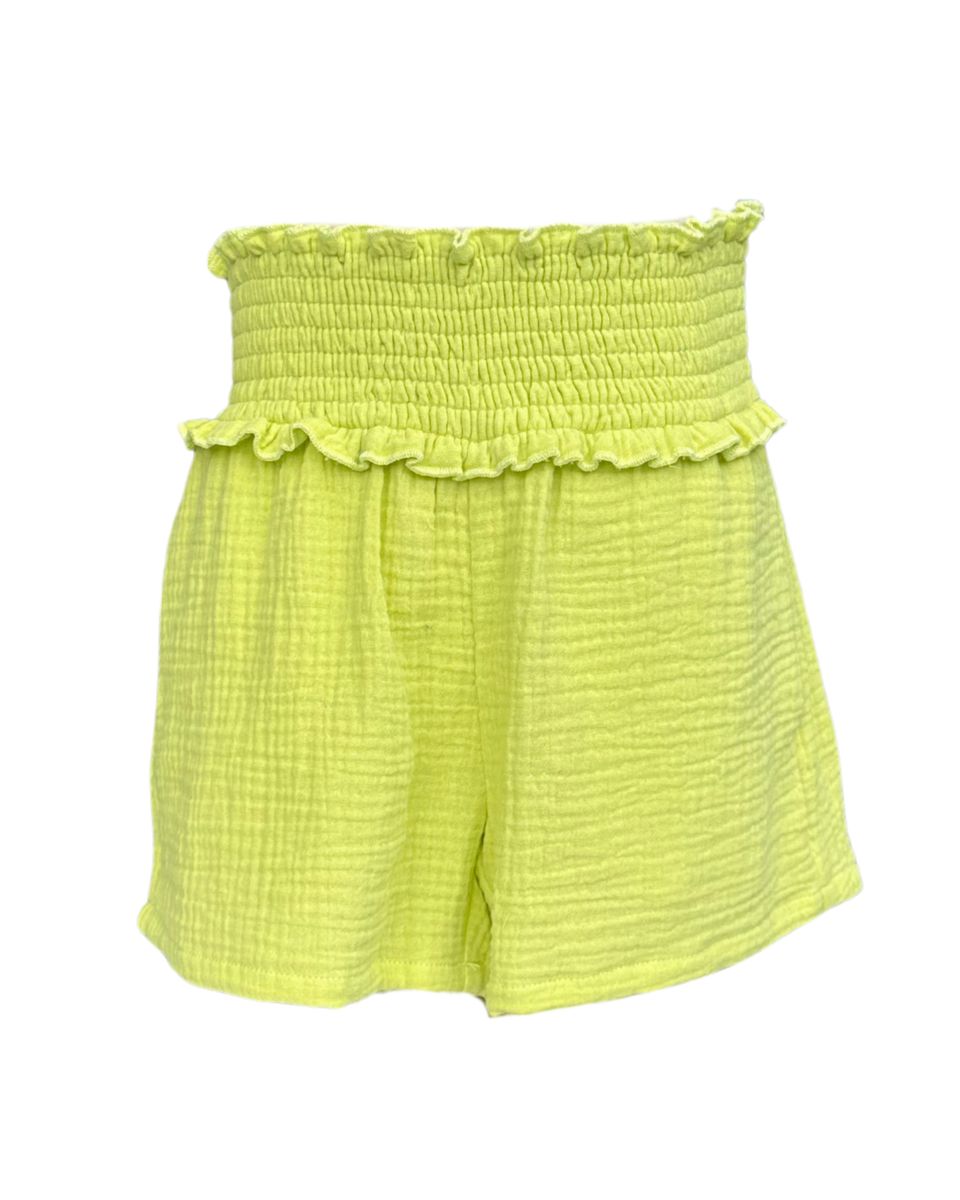 PLEAT SADIE SHORTS CITRUS