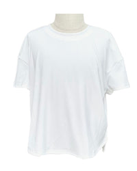 PLEAT TYLER RIB TOP WHITE