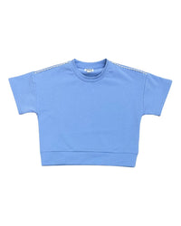 PLEAT ROXY TOP SEASIDE STRIPE