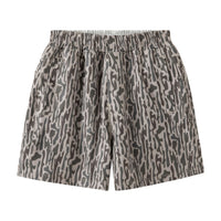Patterned shorts on a white background