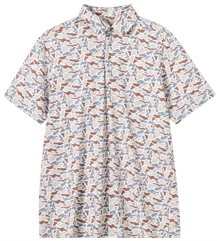 WOODLAND CAMO POLO
