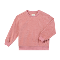Maeve Sweatshirt Set Rose Velour