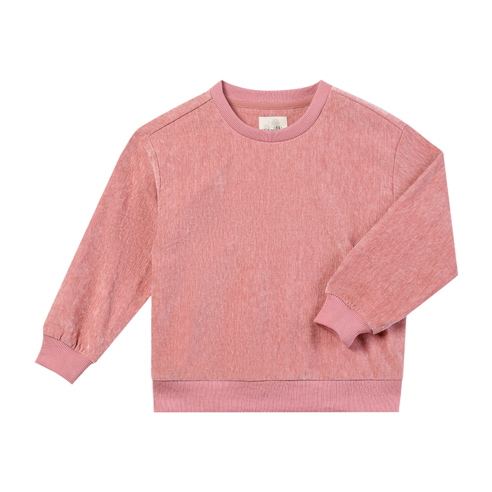Maeve Sweatshirt Set Rose Velour