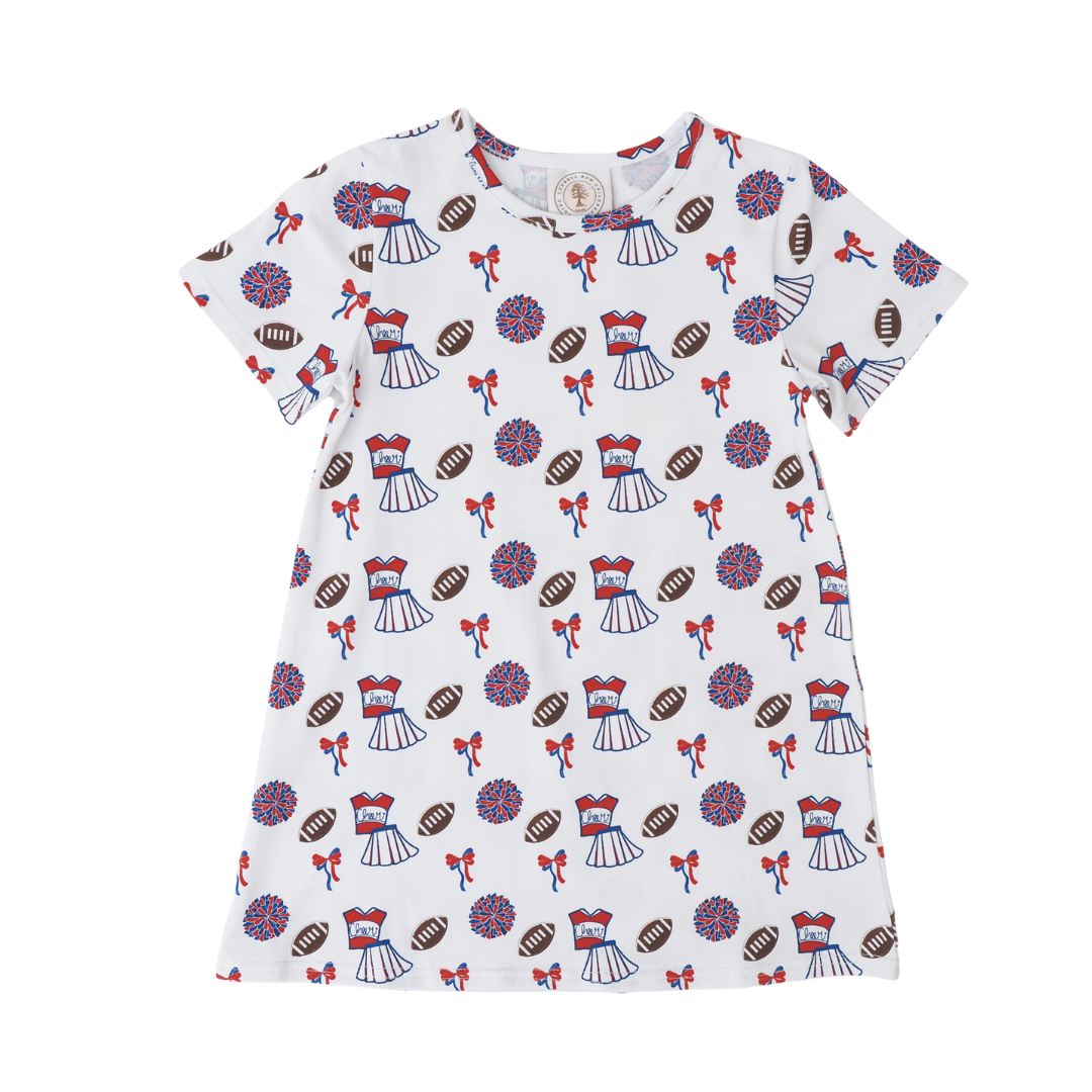 Varsity Red & Blue Susie Swing Dress