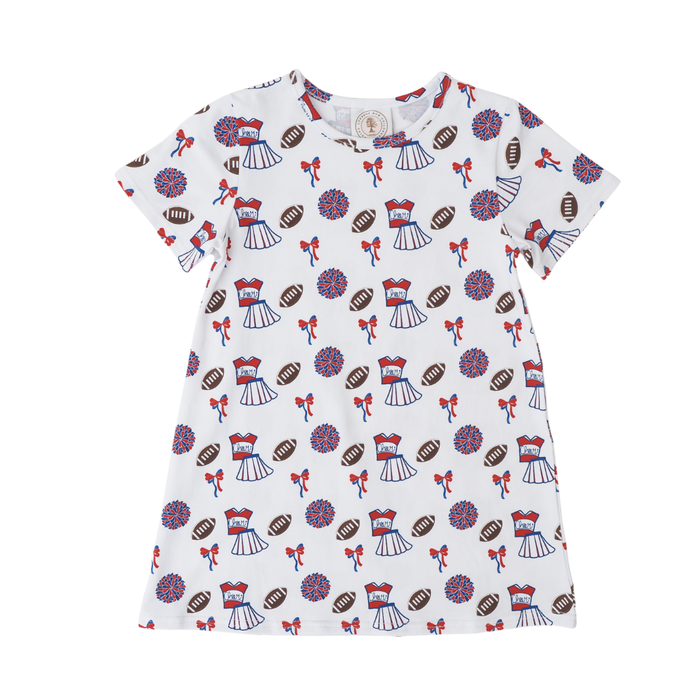 Varsity Red & Blue Susie Swing Dress