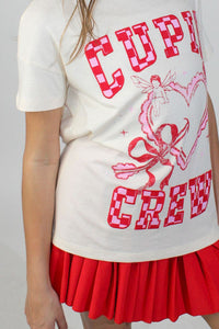 CUPID CREW APPLIQUE TOP