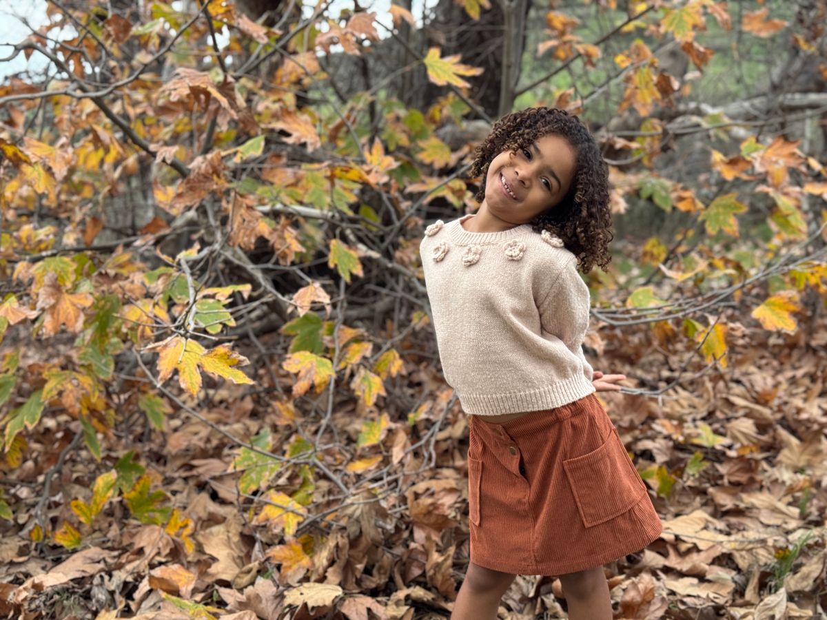 Vignette Daphne Skirt Rust Corduroy