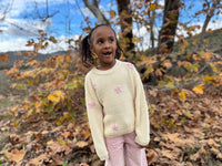 Zoey Sweater Cream Floral