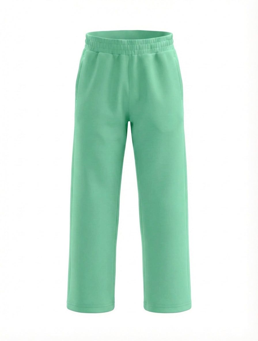 Blue pants on a white background