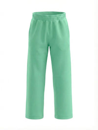 Blue pants on a white background