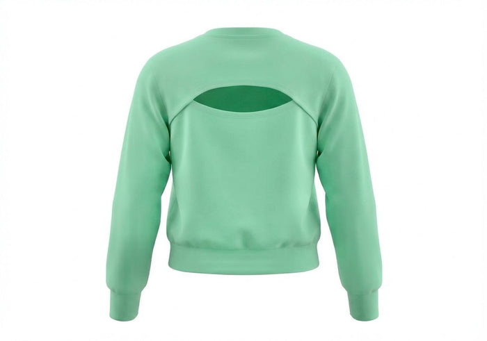 Pleat Frances Sweatshirt Clover