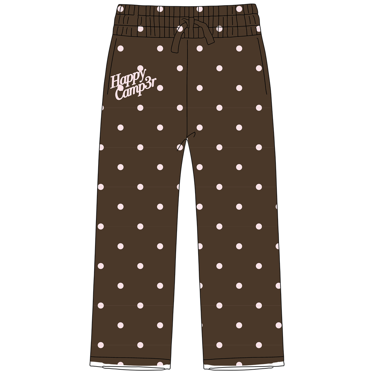 Happy Camp3r Cocoa Dot Youth Sweatpants