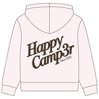 Happy Camp3r Puff Series Core Youth Hoodie PInk