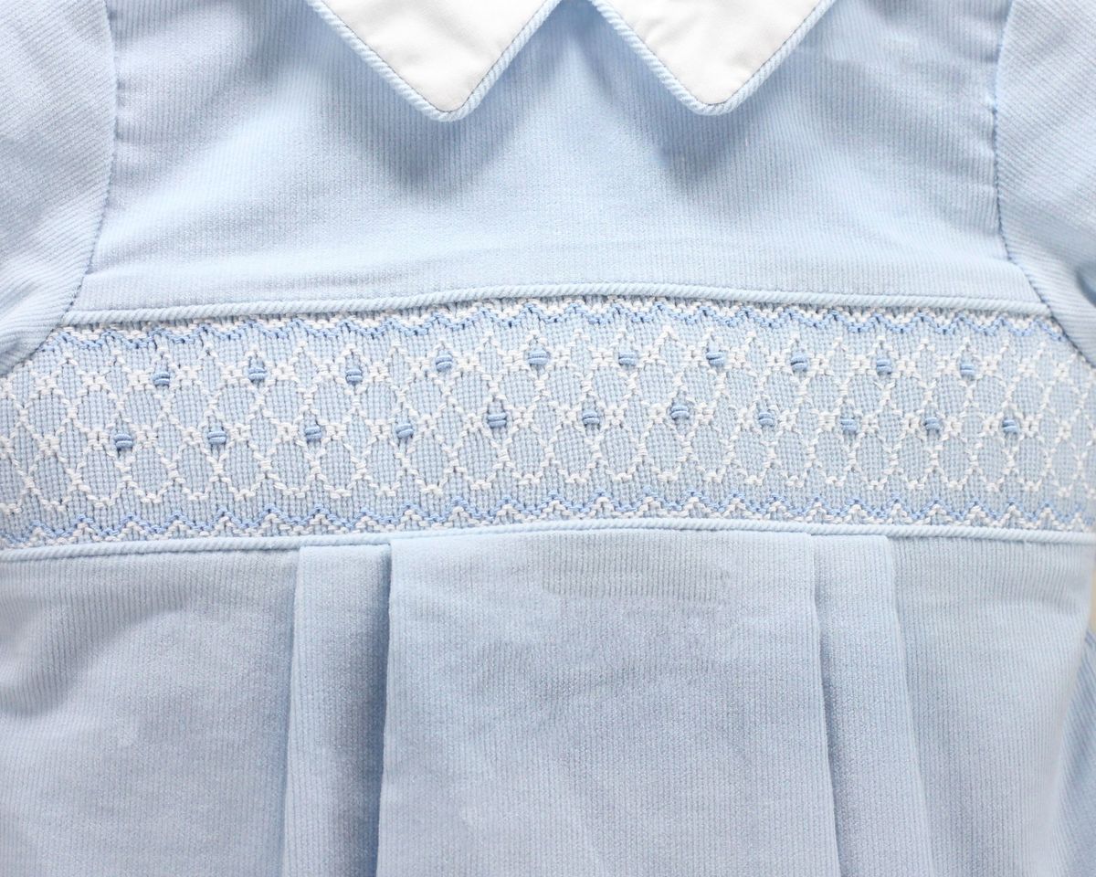 Baby Blessings Light Blue Geometric Julian Bubble