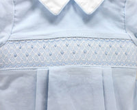 Baby Blessings Light Blue Geometric Julian Bubble