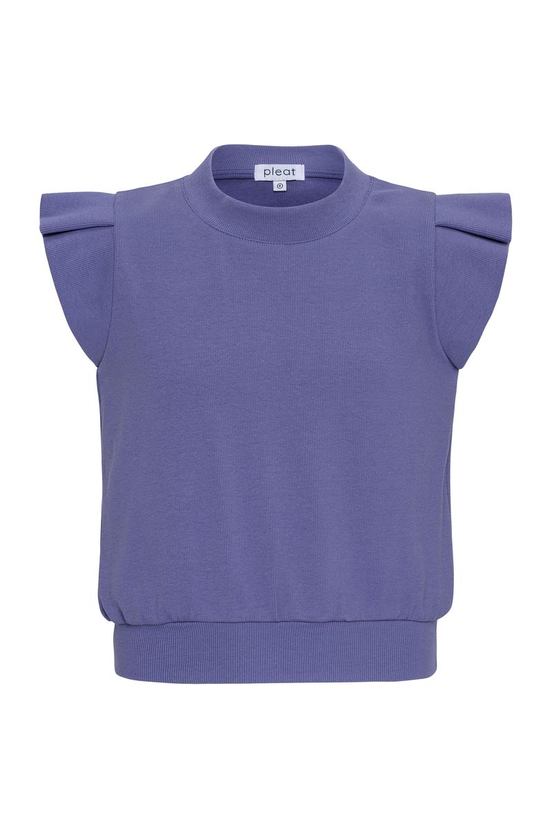 PLEAT OLIVIA TOP VIOLET