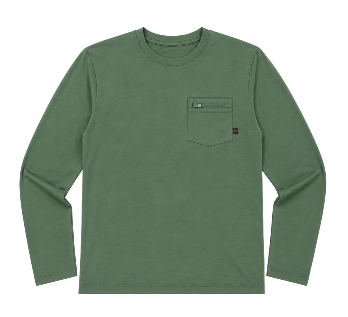 Finn Mayfly Long Sleeve Moose Field Green